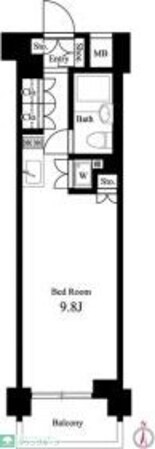 イプセ蒲田WESTの物件間取画像